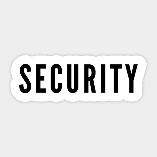 Security Sticker